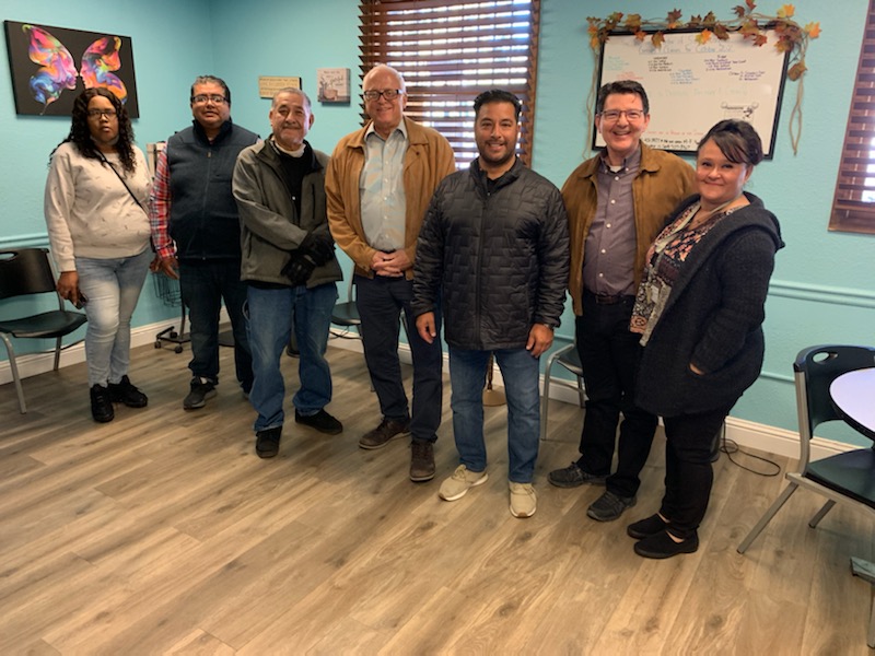 Lakesha Wimberly, Tony Ramos, Jesse Valdez, Steve Sievers, State Assemblymember Carlos Villapudua, Michael Fields, Esther Garcia