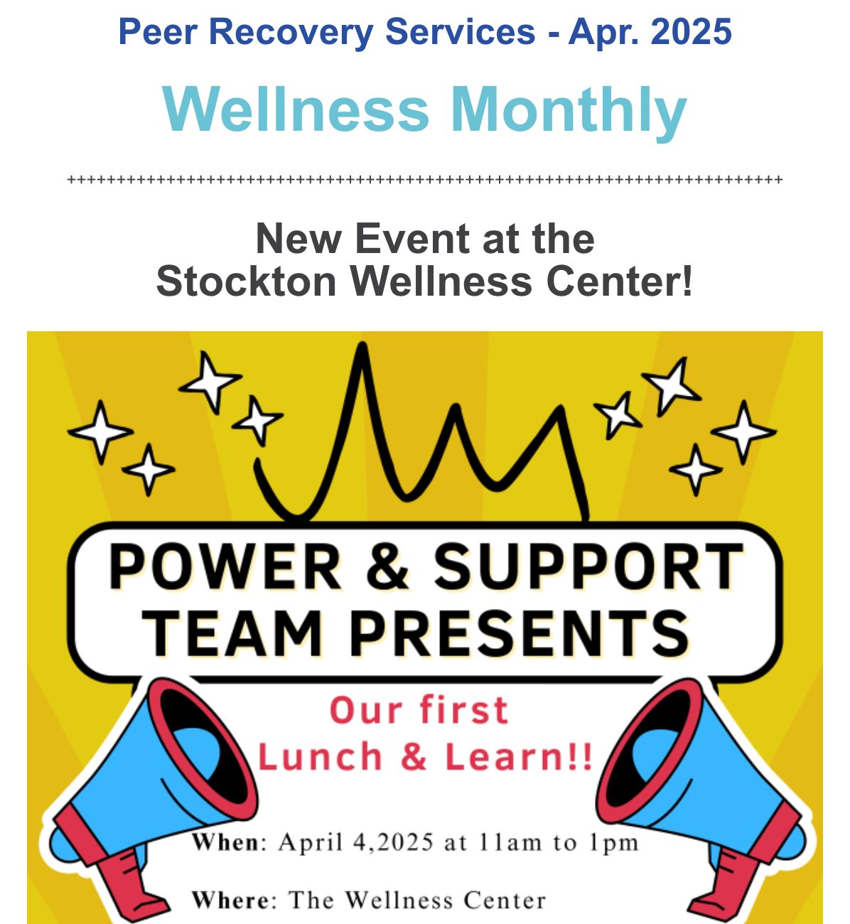 April 2025 Newsletter