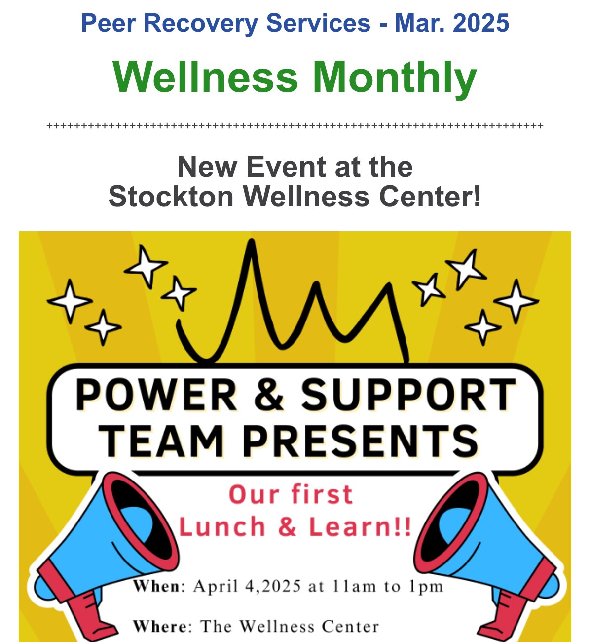 March 2025 Newsletter