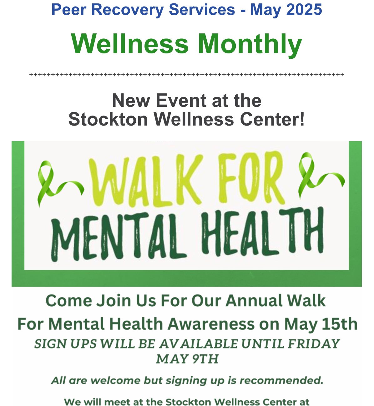 May 2025 Newsletter